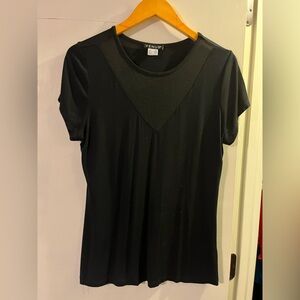 VENUS Classic Black Short Sleeve Top